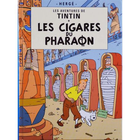 Tintin 4 réédition petit format - Les cigares du Pharaon