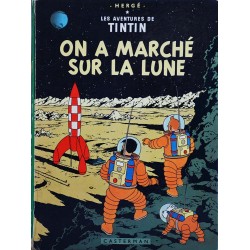 Tintin 17 réédition 1969 - On a marché sur la Lune