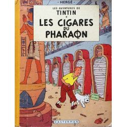 Tintin 4 réédition 1955 - Les cigares du Pharaon