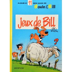 Boule et Bill 11 réédition - Jeux de Bill