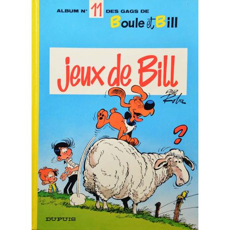 Boule et Bill 11 réédition - Jeux de Bill