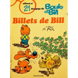 Boule et Bill 21 - Billets de Bill