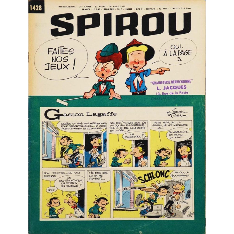 Le Journal de Spirou 1428