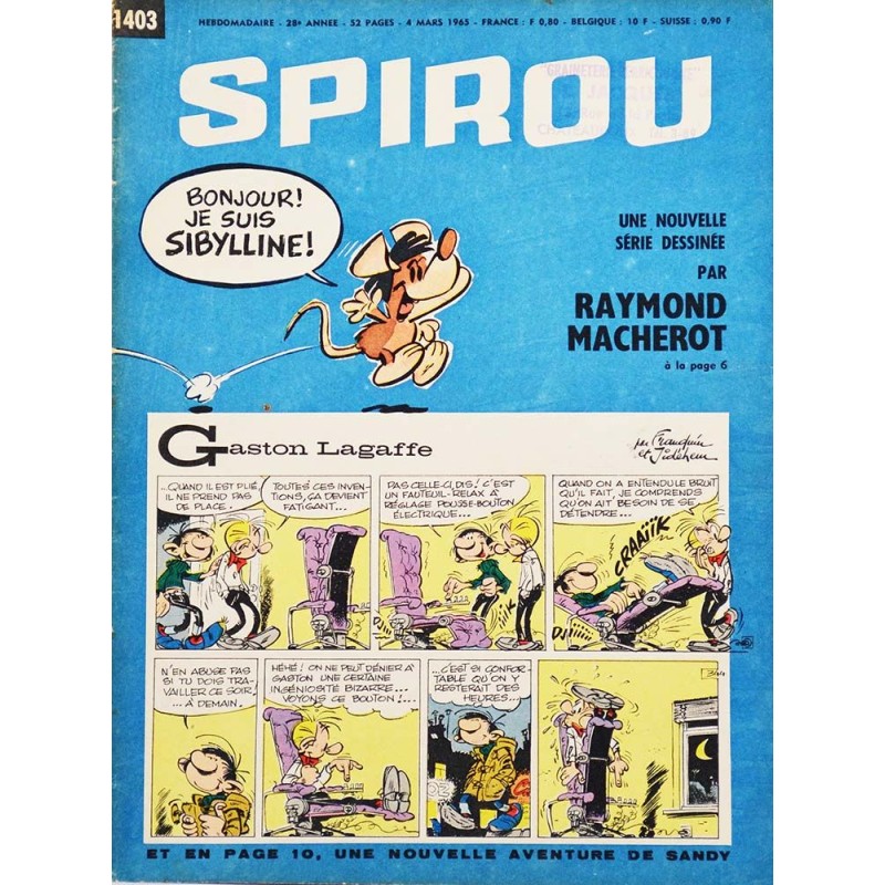 Le Journal de Spirou 1403