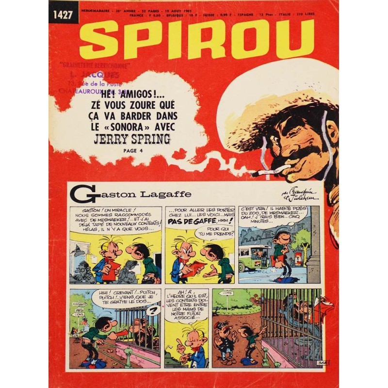 Le Journal de Spirou 1427