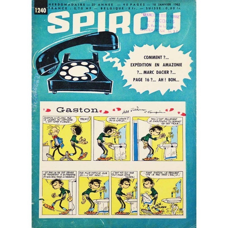 Le Journal de Spirou 1240