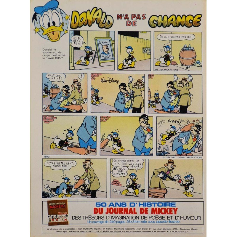 Périodique Journal de Mickey 1696 - 30 décembre 1984 - bd-eo.fr