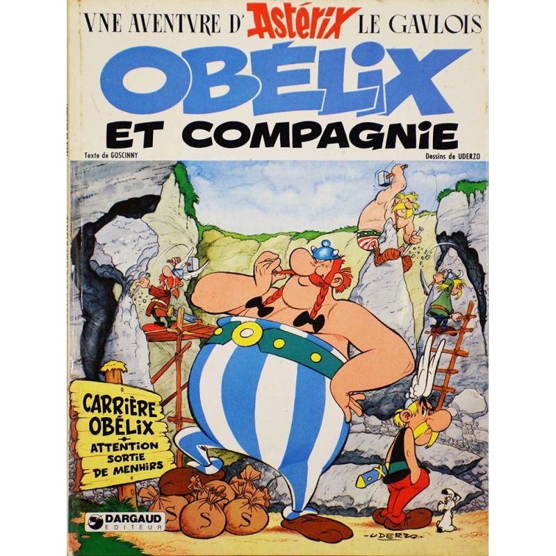 Astérix 23 réédition - Obélix et compagnie