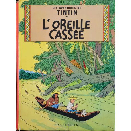 Tintin 6 réédition 1978 - L'oreille cassée